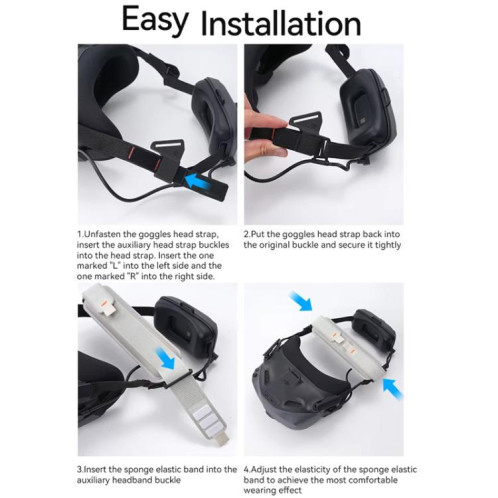 Bandeau confortable et respirant pour soulagement de la pression DJI N3 (modèle de mise à niveau) SH501A327-07