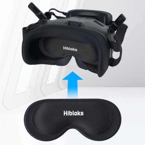 Hibloks Aviator Lunettes Light Cover Head Up Display Dust Protector Compatible avec DJI N3 / Oculus Quest / Pico 3 SH6801845-08
