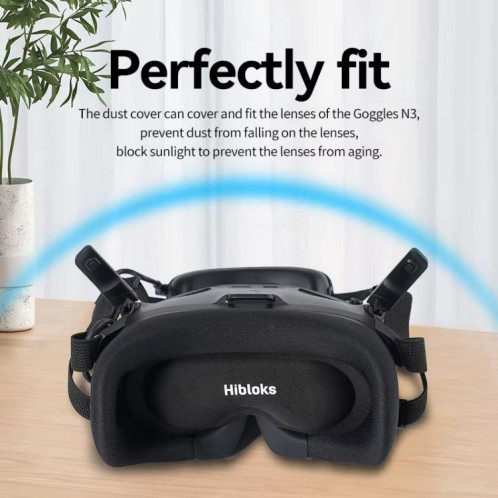 Hibloks Aviator Lunettes Light Cover Head Up Display Dust Protector Compatible avec DJI N3 / Oculus Quest / Pico 3 SH6801845-08