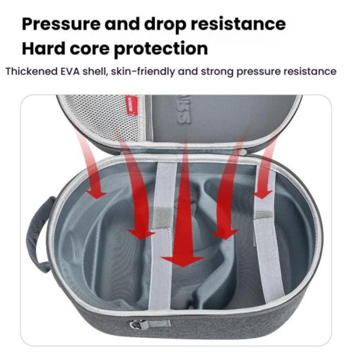 Pour PlayStation VR2 Sac de rangement de protection portable, style : bandoulière gris foncé SH35031446-05