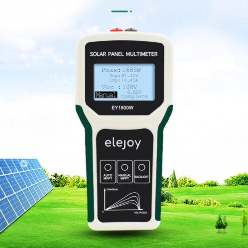 Multimètre pour panneau solaire photovoltaïque Elejoy 1800 W MPPT (EY1800W) SE001A817-07