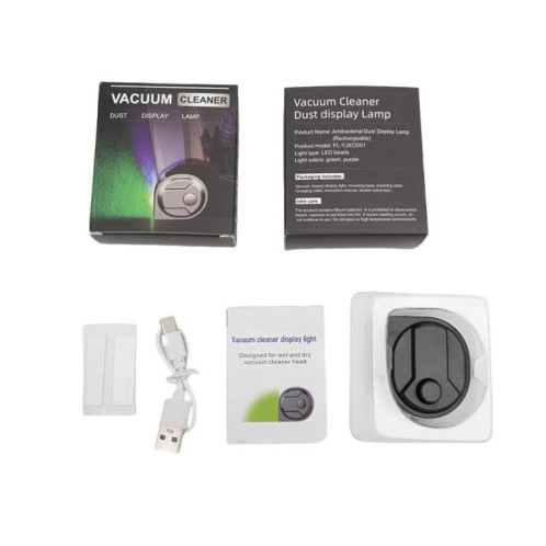 Lampe LED d'affichage de poussière antibactérienne universelle pour aspirateur Dyson / Dreame / Tineco, etc. Gen 2 SH7701810-08