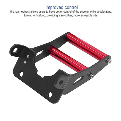 Pour KUGOO M4 Scooter électrique Support de pied arrière Guidon Support arrière Accessoires (Noir) SH101A1469-08