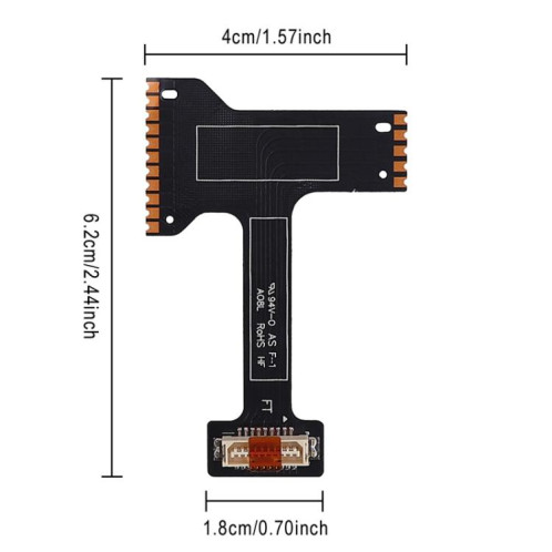 Pour Xiaomi M365 / 1S Scooter électrique BMS Soft Board Circuit Board Edge Bar Panneau de protection de la batterie (noir) SH301A1799-08