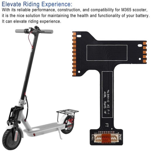 Pour Xiaomi M365 / 1S Scooter électrique BMS Soft Board Circuit Board Edge Bar Panneau de protection de la batterie (noir) SH301A1799-08