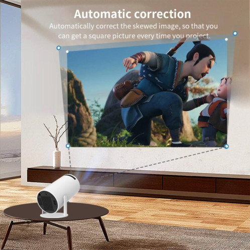Projecteur de jeu HY300 Système Android 11 avec contrôleur de jeu sans fil 720P Home Cinéma () SH401B1415-09