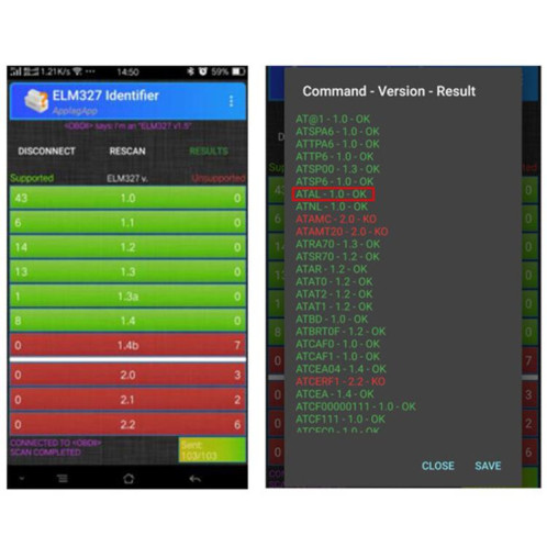 Appareil de diagnostic de voiture OBD2 Bluetooth ELM327 SH8161883-010