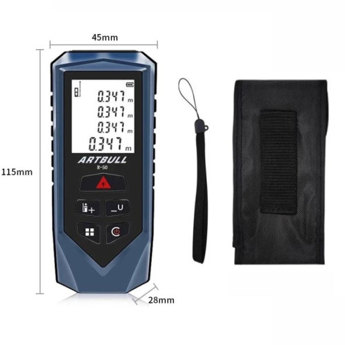 Règle électronique de télémètre laser infrarouge portatif ARTBULL (50 m) SA701A1818-07