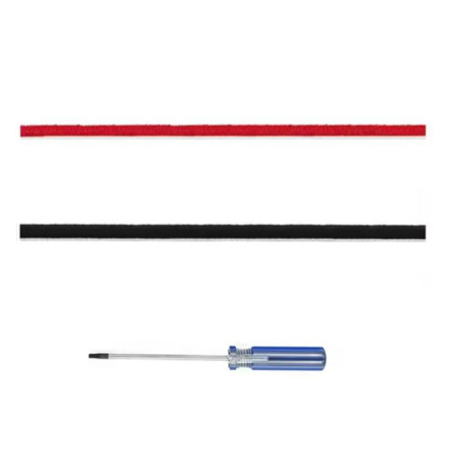 1 jeu de 571 bandes de brosse larges en peluche pour aspirateur Dyson V7 / V8 / V10 / V11, tête de brosse à entraînement direct SH6101429-07