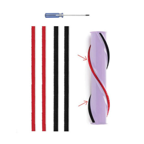 Lot de 2 brosses à rouleaux fines 674 en peluche pour aspirateurs Dyson V7/V8/V10/V11 à entraînement direct SH61041815-07