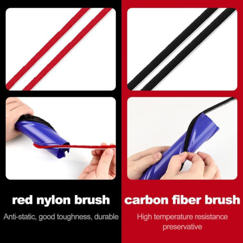 Lot de 2 brosses à rouleaux fines 674 en peluche pour aspirateurs Dyson V7/V8/V10/V11 à entraînement direct SH61041815-07