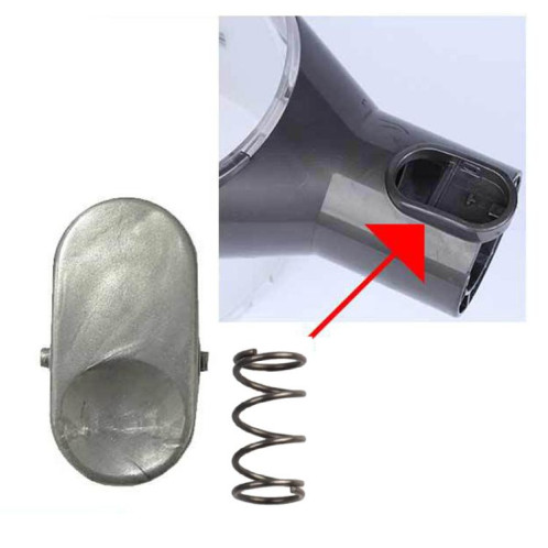 Bouton de bac à poussière avec ressort pour aspirateur Dyson V6/DC (gris) SH401A885-04