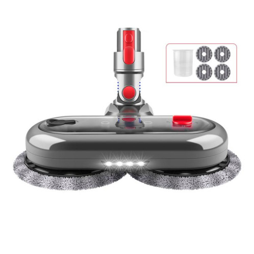 Tête de balai électrique pour aspirateur Dyson V15 / V11 / V10 / V7 / V8 avec 4 chiffons SH3001118-07