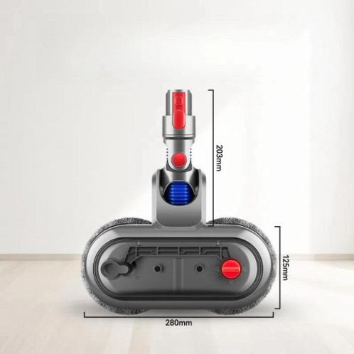 Tête de balai électrique pour aspirateur Dyson V15 / V11 / V10 / V7 / V8 avec 4 chiffons SH3001118-07