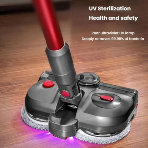 Tête de balai électrique 4 en 1 pour aspirateur Dyson V7/V8/V10/V11, avec stérilisateur UV et réservoir d'eau SH4801808-010