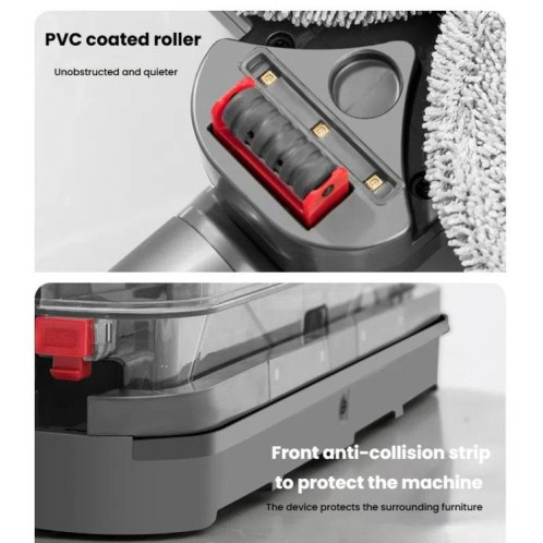 Tête de balai électrique 4 en 1 pour aspirateur Dyson V7/V8/V10/V11, avec stérilisateur UV et réservoir d'eau SH4801808-010