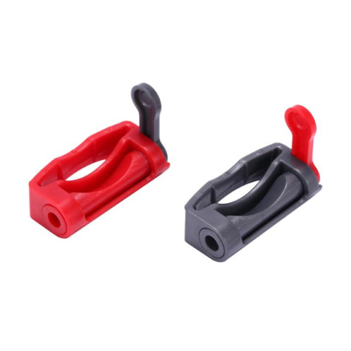 Lot de 2 loquets de retenue pour aspirateur Dyson V7 / V8 / V10 / V11 / V15 (corps principal rouge + gris) SH801B1511-05