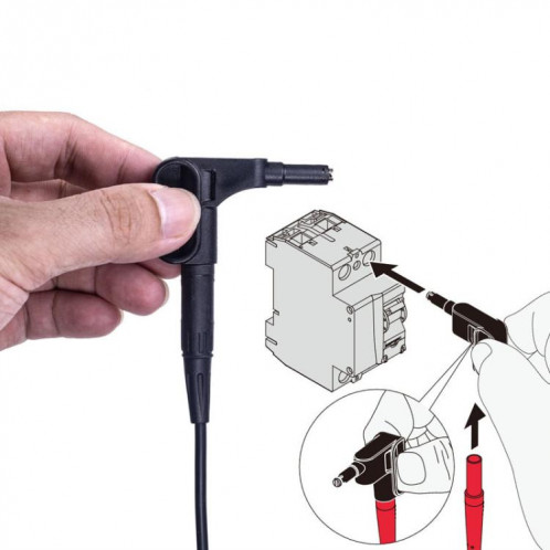 Tête d'aspiration magnétique sans soudure pour multimètre 4 mm (vert BC0017013600) SH801C1209-07