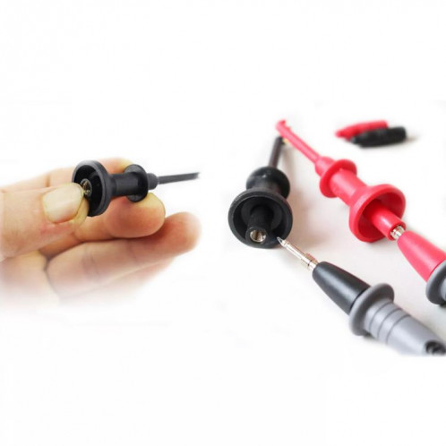 1 paire de crochets de test télescopiques universels pour multimètre (fiche droite de 4 mm) SH401B1919-05