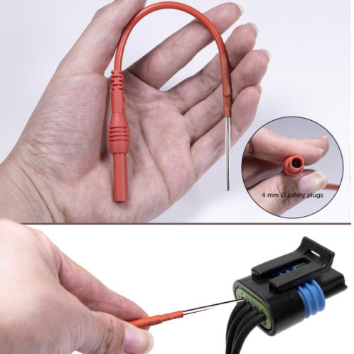 Câble adaptateur multimètre femelle 4 mm, fiche à broche (BC0000005400) SH001A930-06