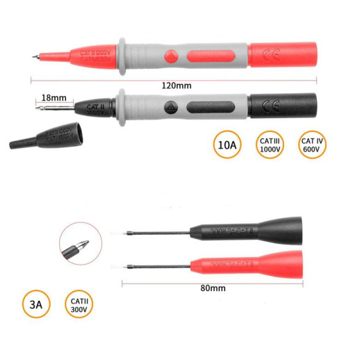 Sondes multimètre, sondes de mesure numériques universelles, crochet de sonde de test de haute précision (BC0006002300) SH401A1401-09