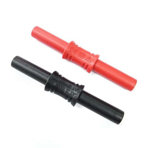Adaptateur banane 4 mm, câble d'extension multimètre, connecteur droit (noir) SH701B145-06