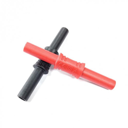 Adaptateur banane 4 mm, câble d'extension multimètre, connecteur droit (noir) SH701B145-06