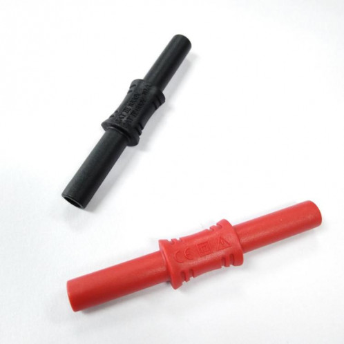 Adaptateur banane 4 mm, câble d'extension multimètre, connecteur droit (noir) SH701B145-06