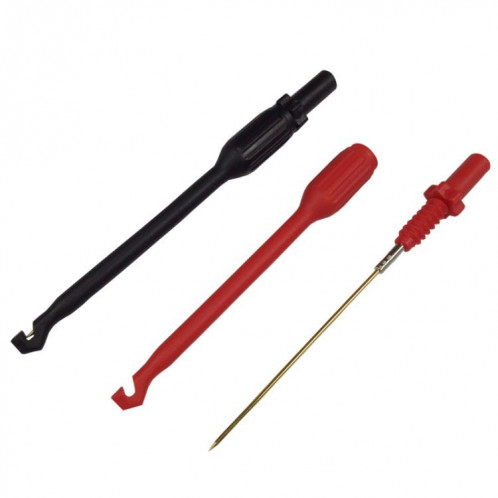 Sonde de détection de ligne de réparation automatique à aiguille en acier non destructive avec prise banane de 4 mm (19 cm) SH801B28-07