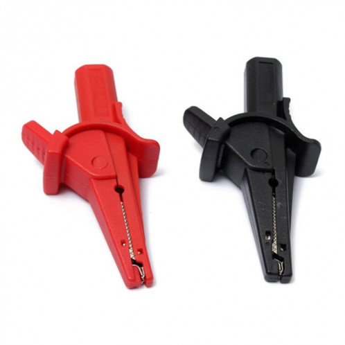 Pince crocodile pour multimètre, prise banane 4 mm, test d'isolation (noir) SH901B1554-05