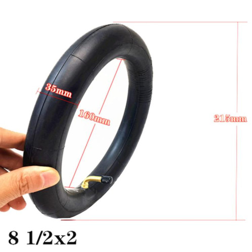 Chambre à air 8 1/2 x 2 pour trottinette électrique Xiaomi 1S/M365/PRO 8,5 pouces, style bec courbé SH38021667-05