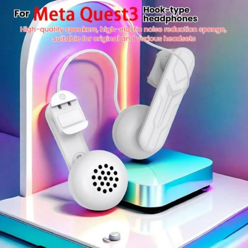 Casque indépendant Meta Quest 2/3, bandeau, haut-parleur haute fidélité, accessoire VR (blanc) SH401A1493-08