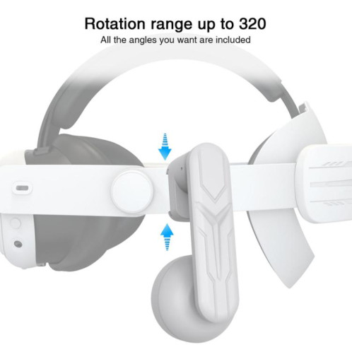 Casque indépendant Meta Quest 2/3, bandeau, haut-parleur haute fidélité, accessoire VR (blanc) SH401A1493-08