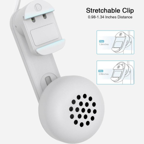 Casque indépendant Meta Quest 2/3, bandeau, haut-parleur haute fidélité, accessoire VR (blanc) SH401A1493-08