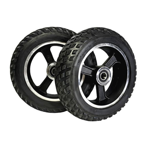 Roue de chariot de scooter électrique de 10 mm et 6 pouces, pneus pleins 6 x 2, roues en aluminium SH2202880-05