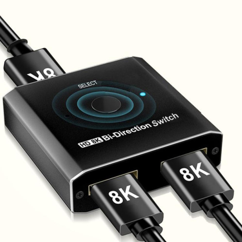 Commutateur bidirectionnel PWAY S6203H 8K 60 Hz 2 entrées 1 sortie compatible HDMI (S6203H) SP301A323-08