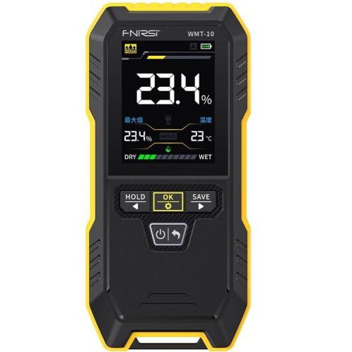 Testeur d'humidité pour panneaux de bois FNIRSI WMT-10 Détecteur d'humidité de surface murale SF91321012-012