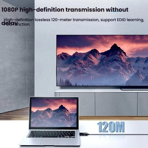 PWAY DT258 Mini émetteur vidéo HD 1080P compatible HDMI 120 m SP91341092-09