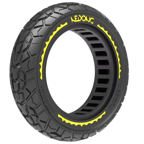 Pneus pleins pour scooter électrique tout-terrain 9,5 pouces (9,5 x 2,50), couleur jaune SH3704856-06