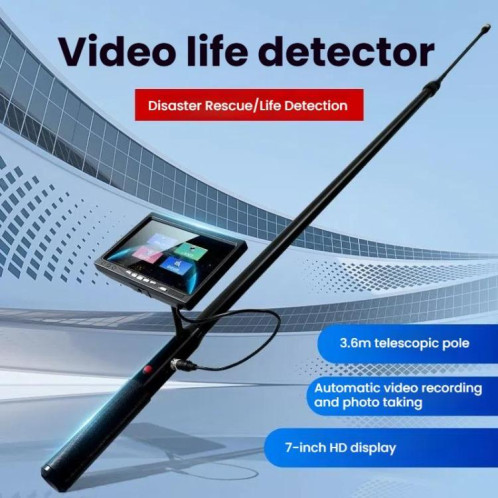 KZX-V6D avec détecteur de vie vidéo, tremblement de terre, mine de charbon, incendie, sauvetage, yeux de serpent, miroir d'inspection vidéo intelligent infrarouge HD, prise américaine SH6701211-07