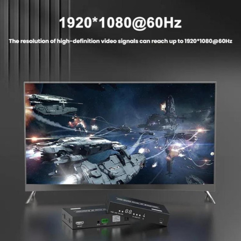 Rallonge de câble réseau compatible HDMI HD 1080P PWAY DT241M 150 m SP91921857-09