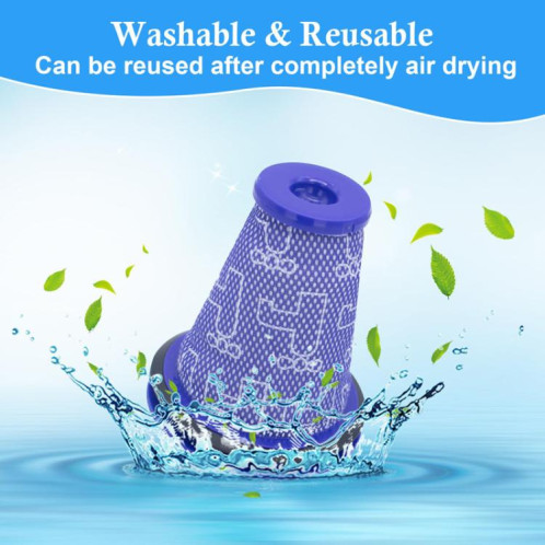 Filtre HEPA de remplacement pour aspirateur Dyson CY18 / CY22 / CY23 / CY24 / CY25 / DY75 / DY77 / DY78 (violet) SH501A770-08