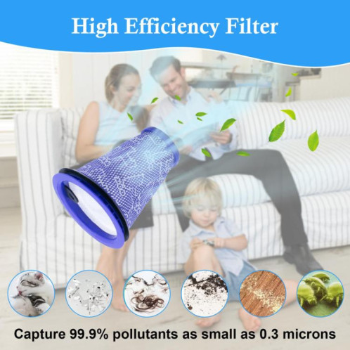 Filtre HEPA de remplacement pour aspirateur Dyson CY18 / CY22 / CY23 / CY24 / CY25 / DY75 / DY77 / DY78 (violet) SH501A770-08