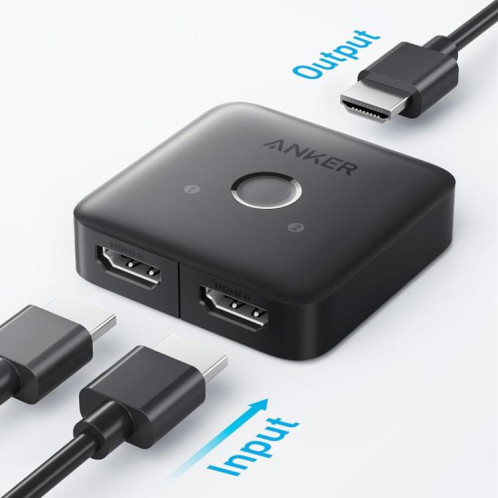 Station d'accueil ANKER A83H1 4K 2 entrées 1 sortie, convertisseur HDMI (noir) SA801A1112-09