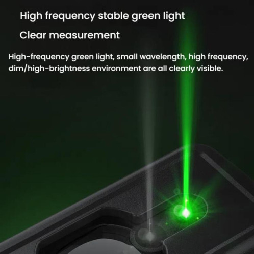 Télémètre laser vert SNDWAY SW-M70G 70 m pour intérieur et extérieur SS4702479-010