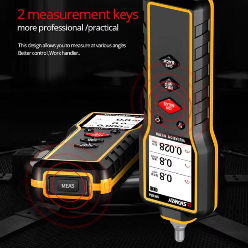 Vibromètre numérique SNDWAY SW-65A, détecteur de vibrations et de défauts de moteur, stylo de vibration SS7901200-013