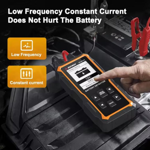 Testeur de batterie de voiture SNDWAY SW-6910S, testeur de durée de vie de la batterie, reconditionneur de décharge SS8601383-06