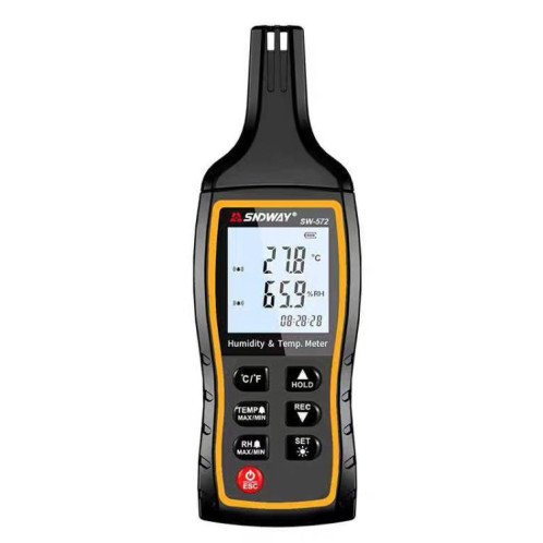 SNDWAY SW-572 Compteur d'humidité et de température numérique portable haute sensibilité SS10011418-013