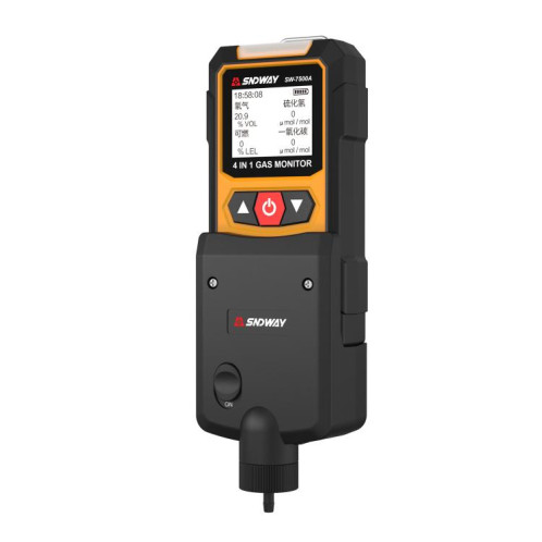 Détecteur de gaz 4 en 1 SNDWAY SW7500A, détecteur de gaz combustible, oxygène, sulfure d'hydrogène, détection de substances toxiques et nocives, antidéflagrant, avec pompe d'aspiration SS2702263-09