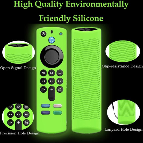 Coque de protection en silicone pour télécommande vocale Amazon Alexa 3e génération (noire) SH501D581-05